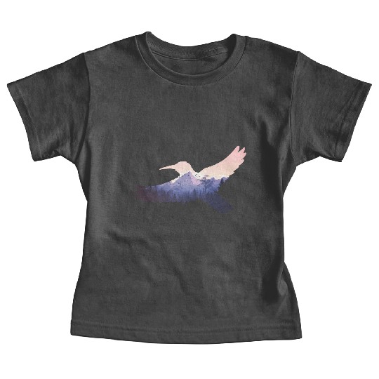 Hummingbird Bird Mountains Fly Nature Paradise Baby Tees