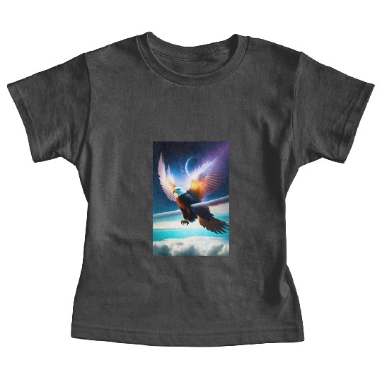 "Embrace Transformation: Crystal Eagle Design" Baby Tees