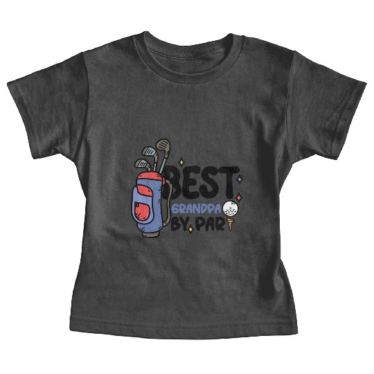 Best Grandpa By Par Father s Day Golf Grandad Baby Tees