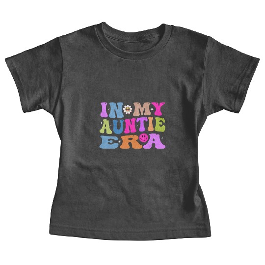 In My Auntie Era Baby Announcement for Aunt Mother Baby Tees