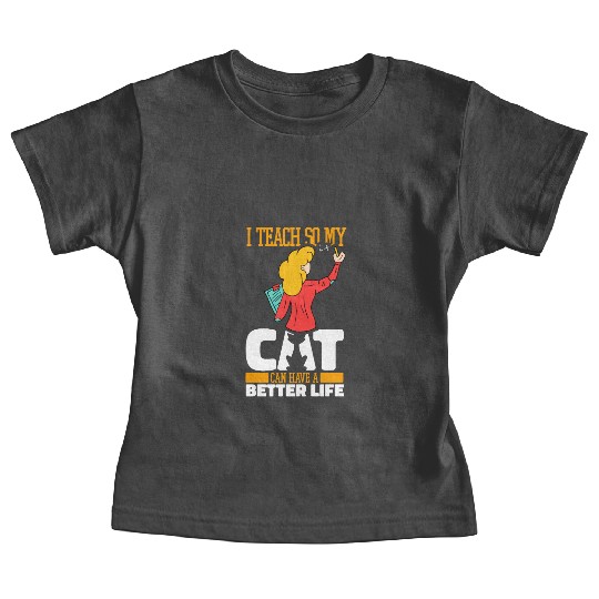 Daycare Teacher Cat Baby Tees