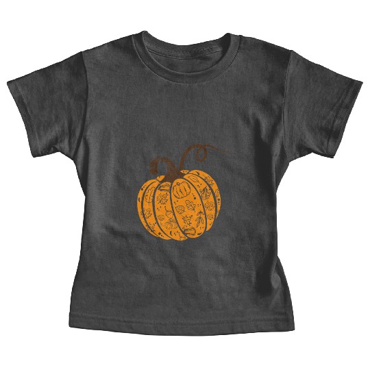 Halloween, Pumpkin, Fall, Thanksgiving Baby Tees