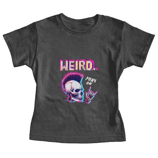 Weird - For Halloween Lovers Punk Rock Baby Tees