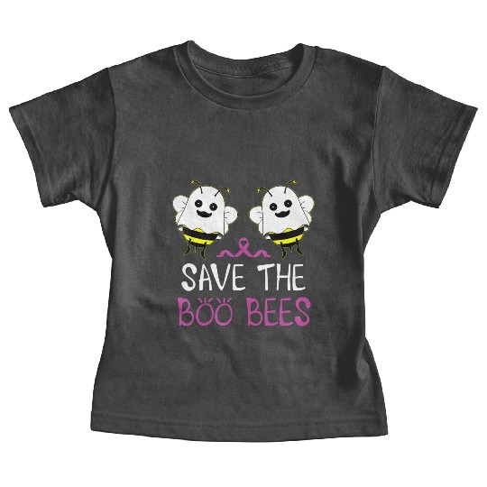 Save The Boo Bees Breast Cancer Awareness Baby Tees