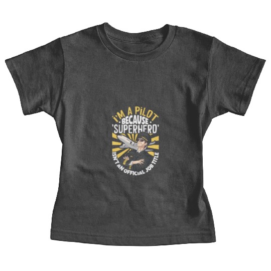 Pilot Aviation Airplane Airline Future Pilots Baby Tees