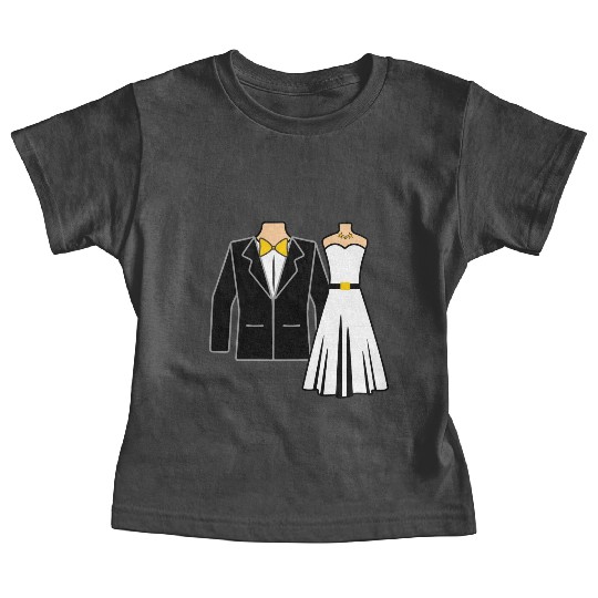 Wedding clothes bride groom Baby Tees