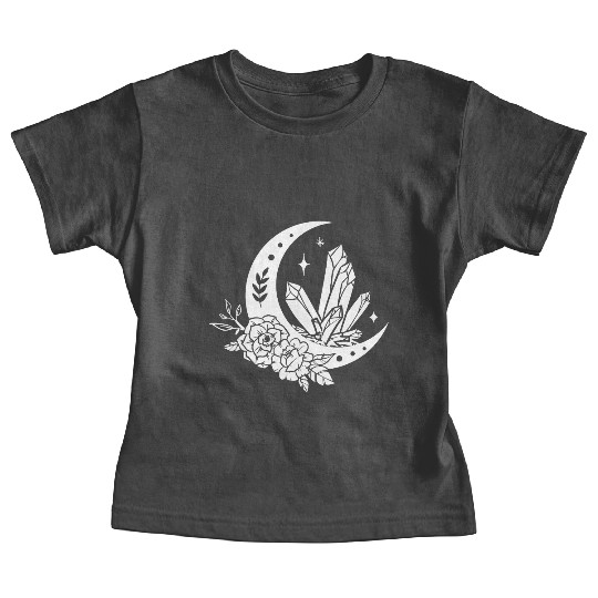 "Crystal Moon Flowers" Baby Tees