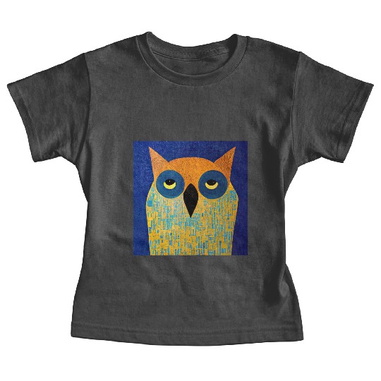 Mod Owl: Bored Owl Baby Tees