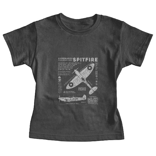Supermarine Spitfire Baby Tees