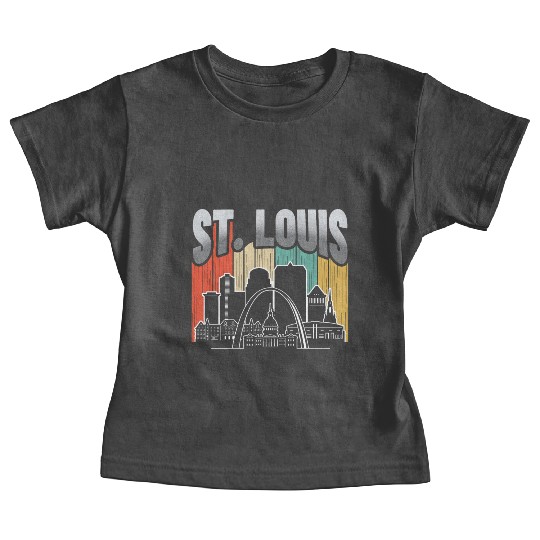 St. Louis Missouri Vintage Baby Tees