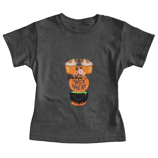 pumpkin spice trick or treat witches brew Baby Tees