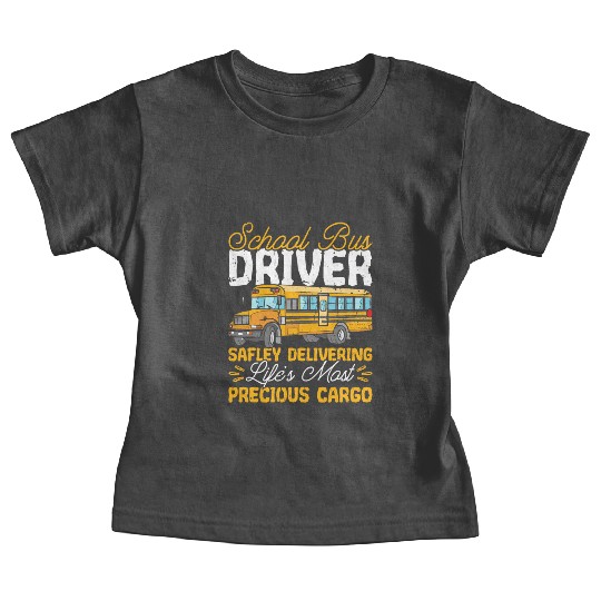 School Bus Adult Delivery Specialist Bus Driver Baby Tees