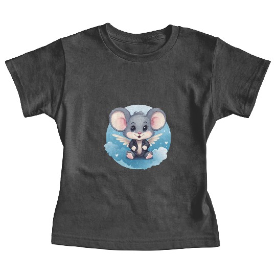 Mouse Angel Wings Rat Baby Tees