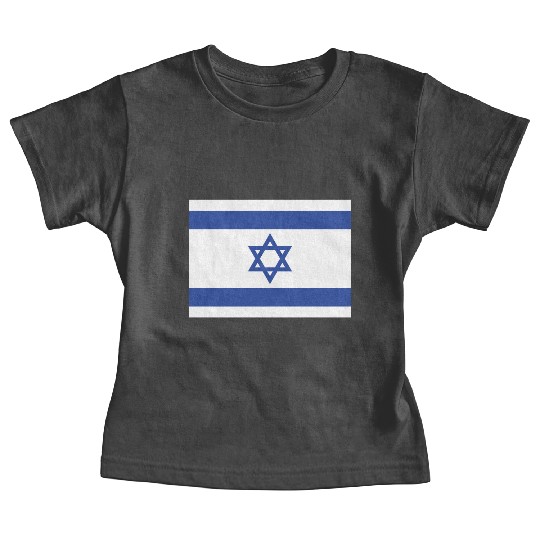 Israeli Flag with Star of David Design Baby Tees