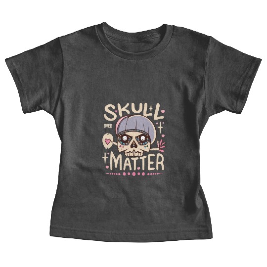 Totenkopf Skull Skulls Totenschädel Spruch Baby Tees