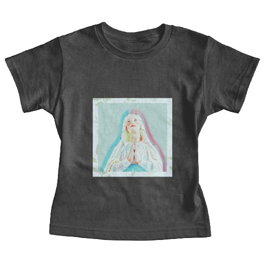 Virgin Mary Praying Baby Tees