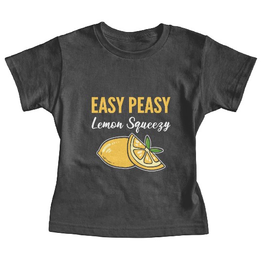 Easy Peasy Lemon Lemonade Vendor Gift Baby Tees