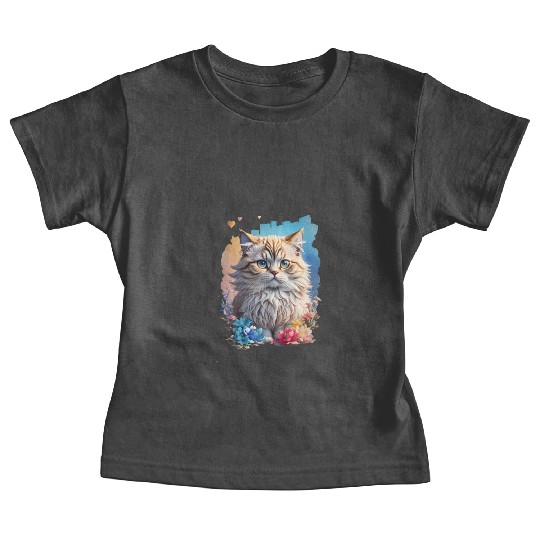 Persian Cat Baby Tees