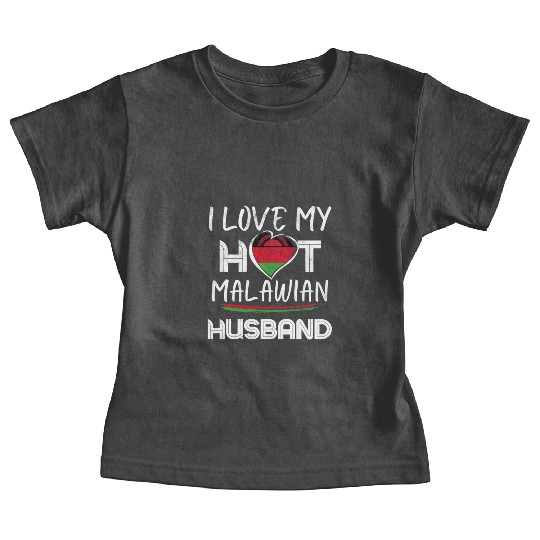 Funny Malawian Husband Proud Wife Baby Tees