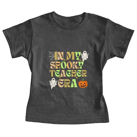 In My Spooky Teacher Era Teacher Halloween Baby Tees