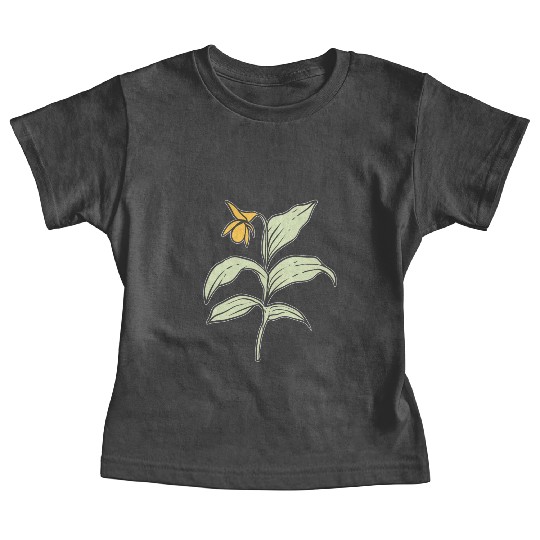 Yellow Orchid Plants Lover Gift Baby Tees