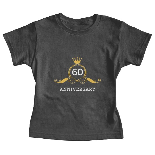 60th Diamond Wedding Anniversary / Sixty Years Baby Tees