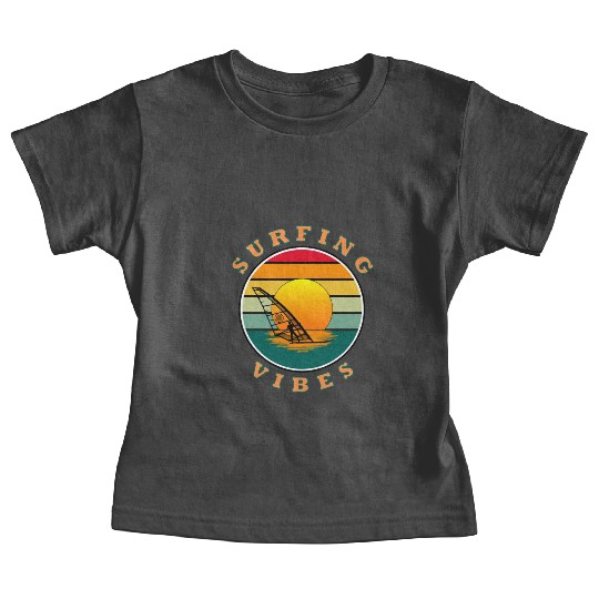 Surfing Vibes – retro 2 - Windsurfer Baby Tees