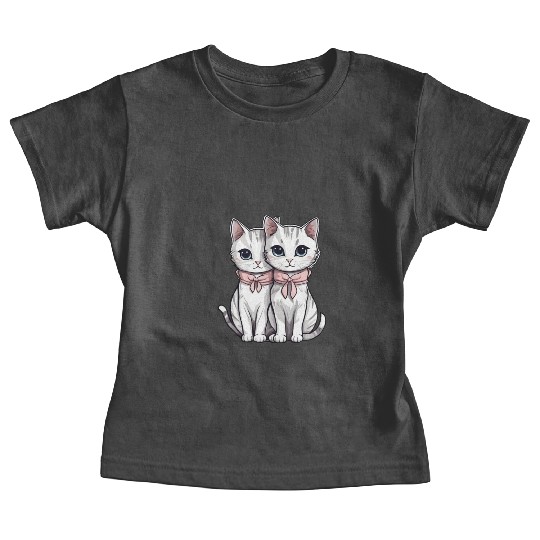 there are two kittens Baby Tees