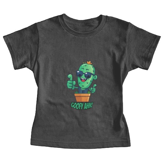 Fun Cactus Character Goofy Ahh Baby Tees