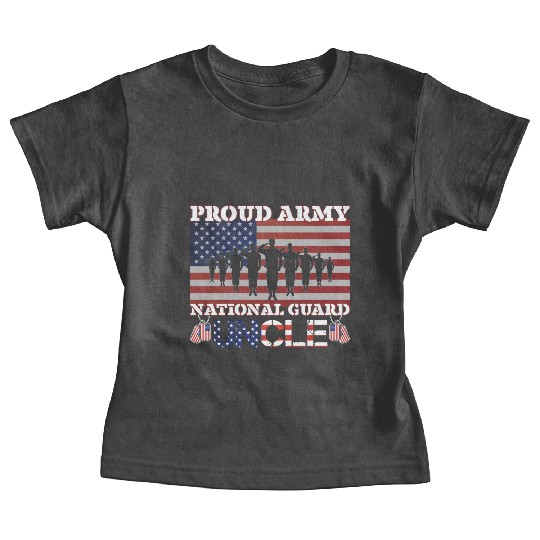 Proud Army National Guard Uncle Baby Tees