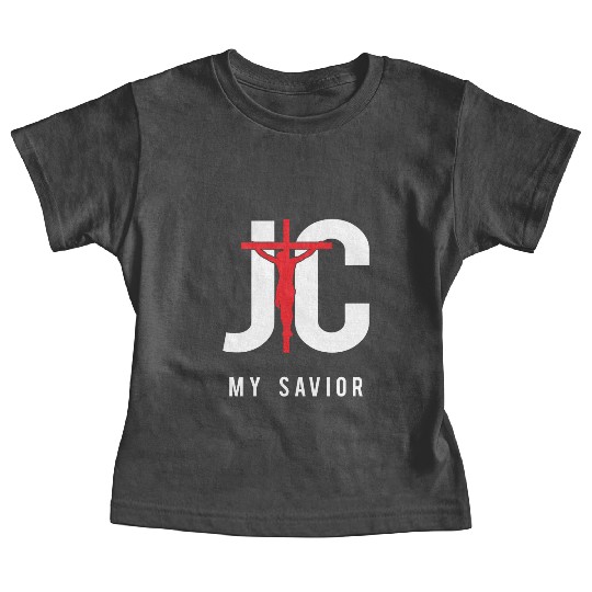 JC Jesus Christ My Savior Love Jesus Christian Baby Tees