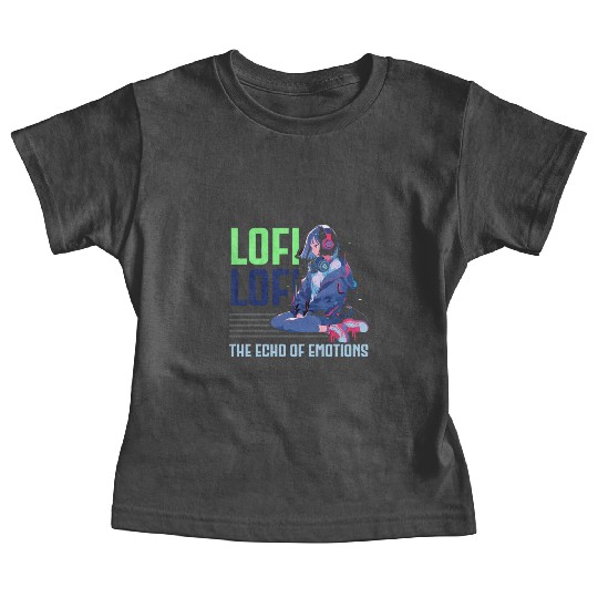 Lofi Music Lover Low Fidelity Japanese Aesthetic Baby Tees