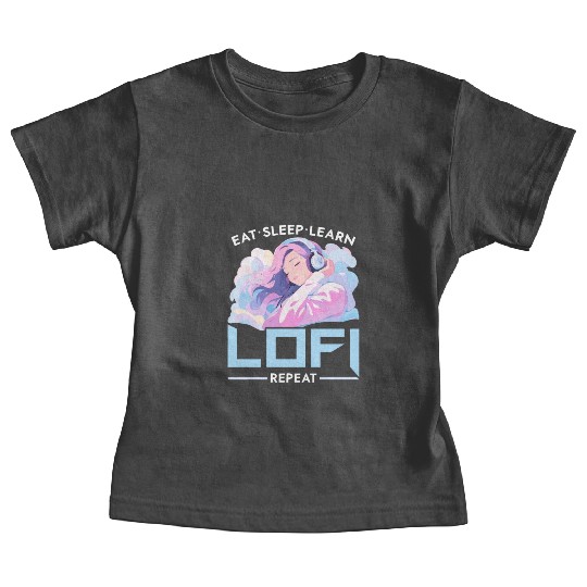 Lofi Music Lover Low Fidelity Japanese Aesthetic Baby Tees