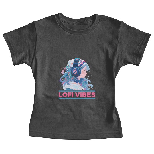 Lofi Music Lover Low Fidelity Japanese Aesthetic Baby Tees