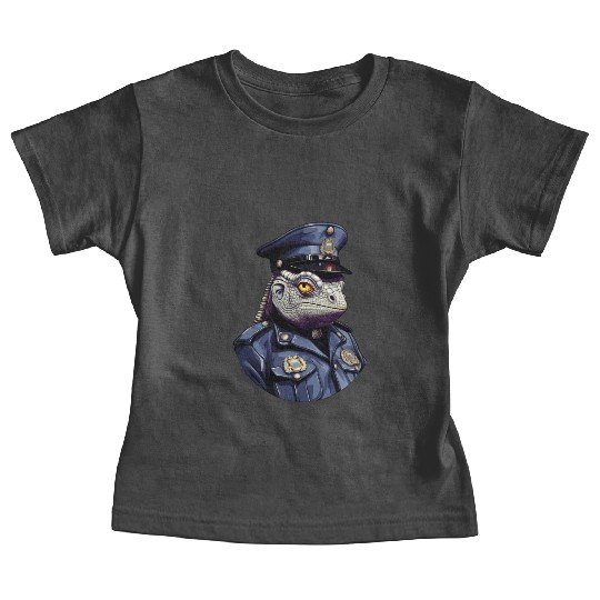 Chameleon police Baby Tees
