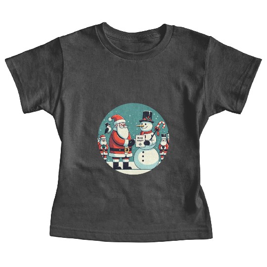 North Pole Alliance - Peace Treaty & Winter Unity Baby Tees
