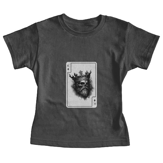 Poker Card Game Scary Halloween Baby Tees