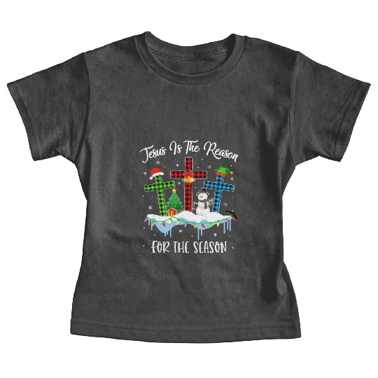 Jesus Is The Reason For The Season Christian Baby Tees