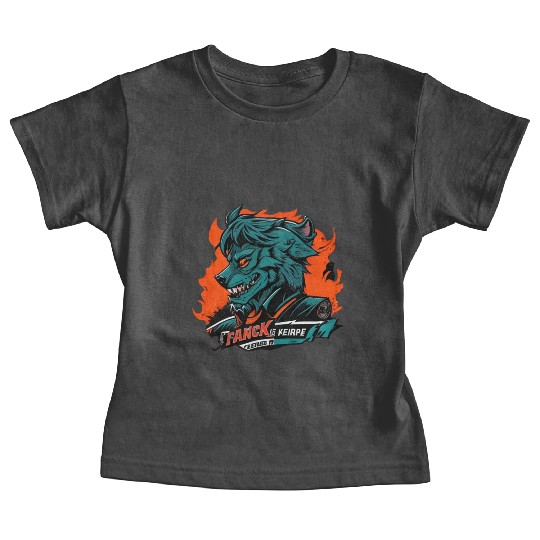 green Werewolf style Baby Tees