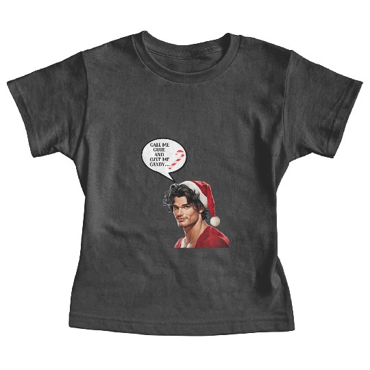 Christmas Nice Cute and Handsome Man Baby Tees