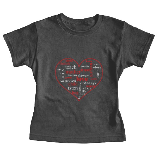 Family Love Heart Baby Tees