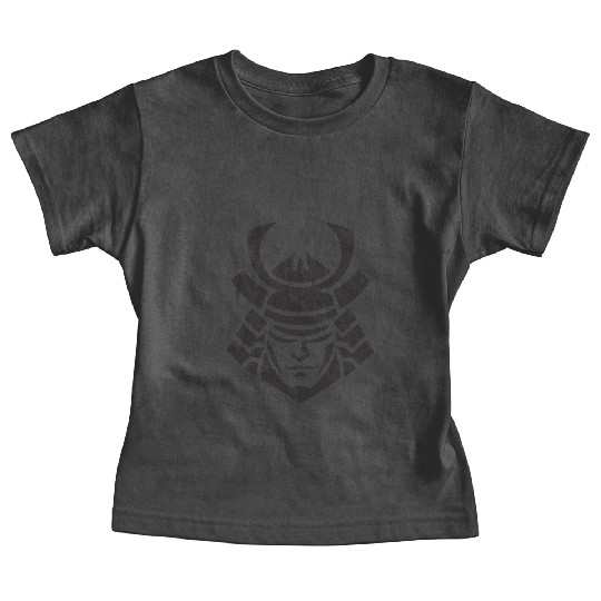 Samurai Helmet Logo Katana Swordsman Baby Tees