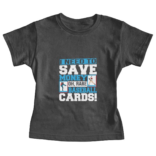 Baseball Card Dealer Sports Cards Hobby Baseball Baby Tees