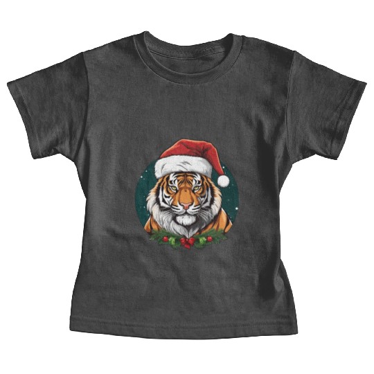 Tiger Christmas Baby Tees