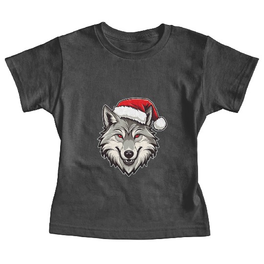 Wolf Christmas Baby Tees
