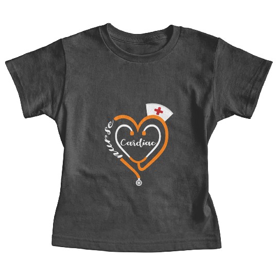 Cardiac Nurse Halloween Stethoscope He Rn Baby Tees