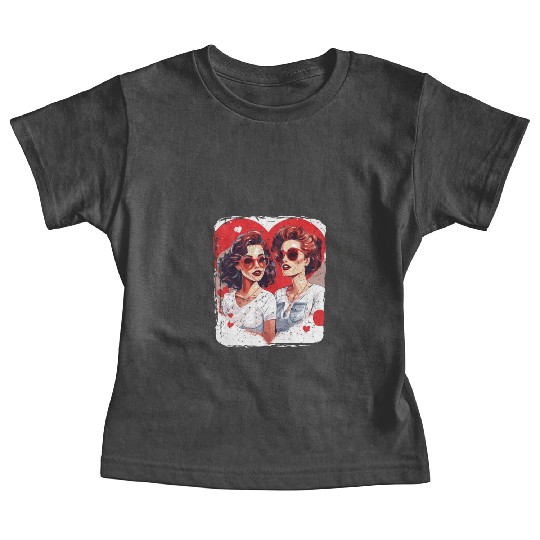 Valentines Day Outfit For Her And Her in love Baby Tees