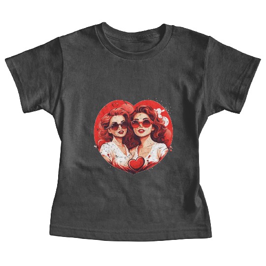 Valentines Day Outfit For Her And Her in love Baby Tees