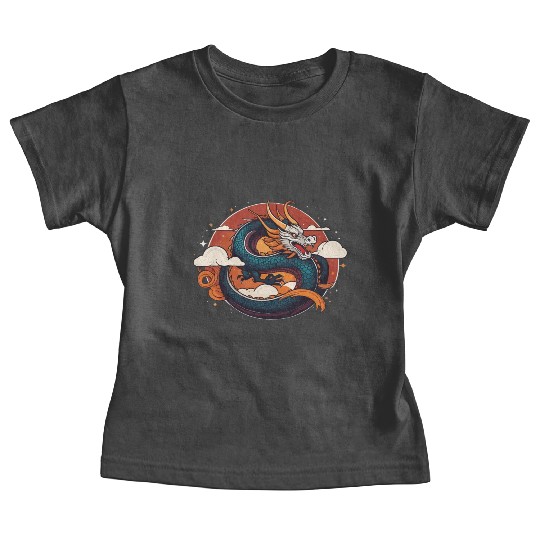 a traditional Chinese dragon Baby Tees