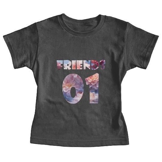 best friends forever for 3- Friends Baby Tees